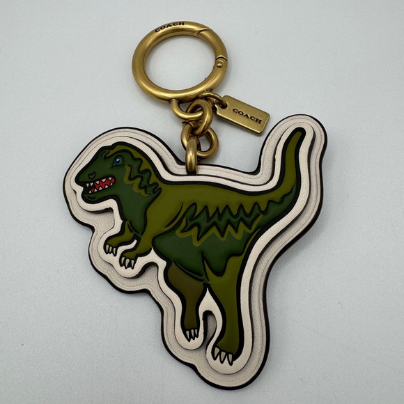 Coach Rexy Bag In Signature Canvas Imported With Keychain - Picture 15 of 16